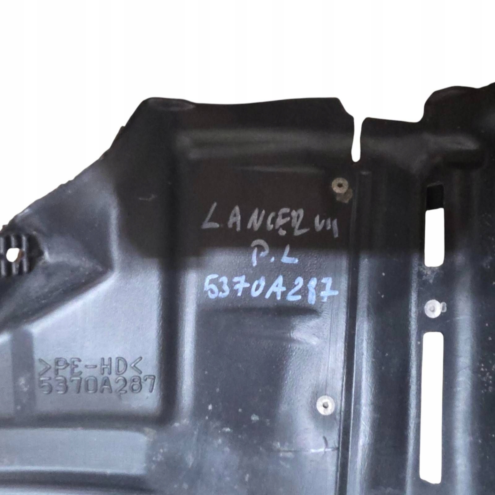 mudguard front left MITSUBISHI LANCER VII 07-17 5370A287