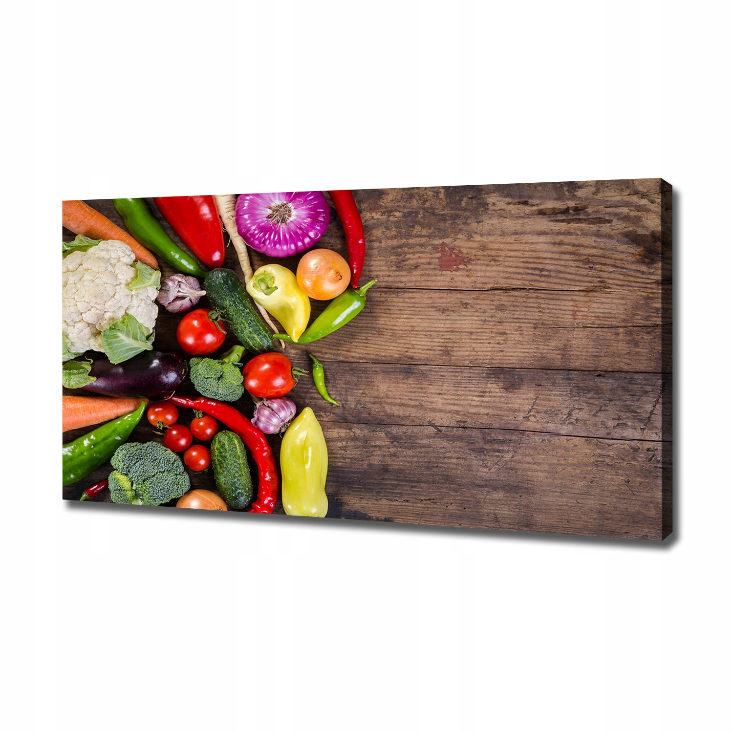 

Foto obraz canvas na ścianę Warzywa 120x60 cm