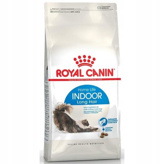 Royal Canin Indoor Long Hair 2kg karma dla kotów długowłosych