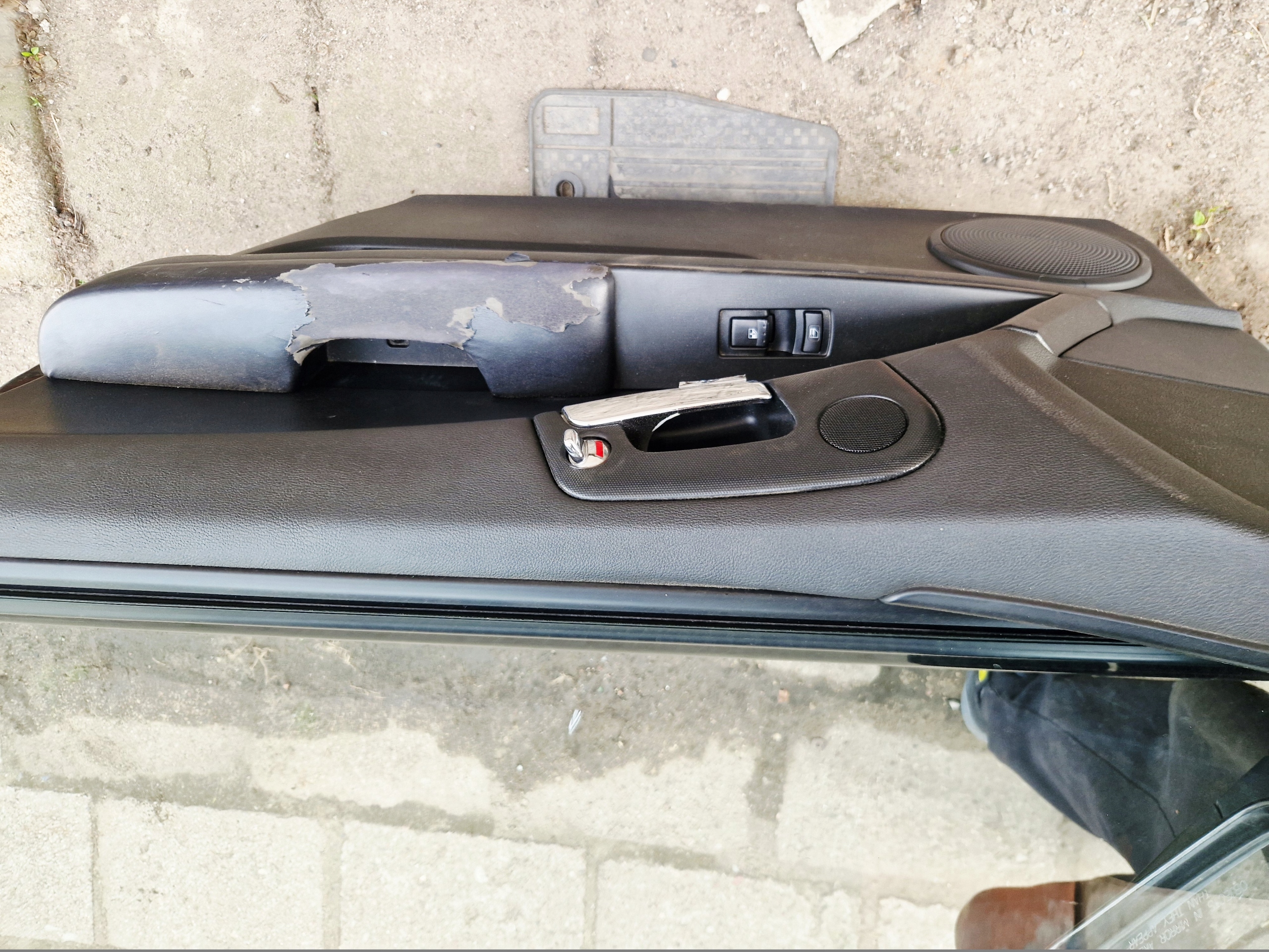 SSANGYONG ACTYON door right front front black, colour LAK complete