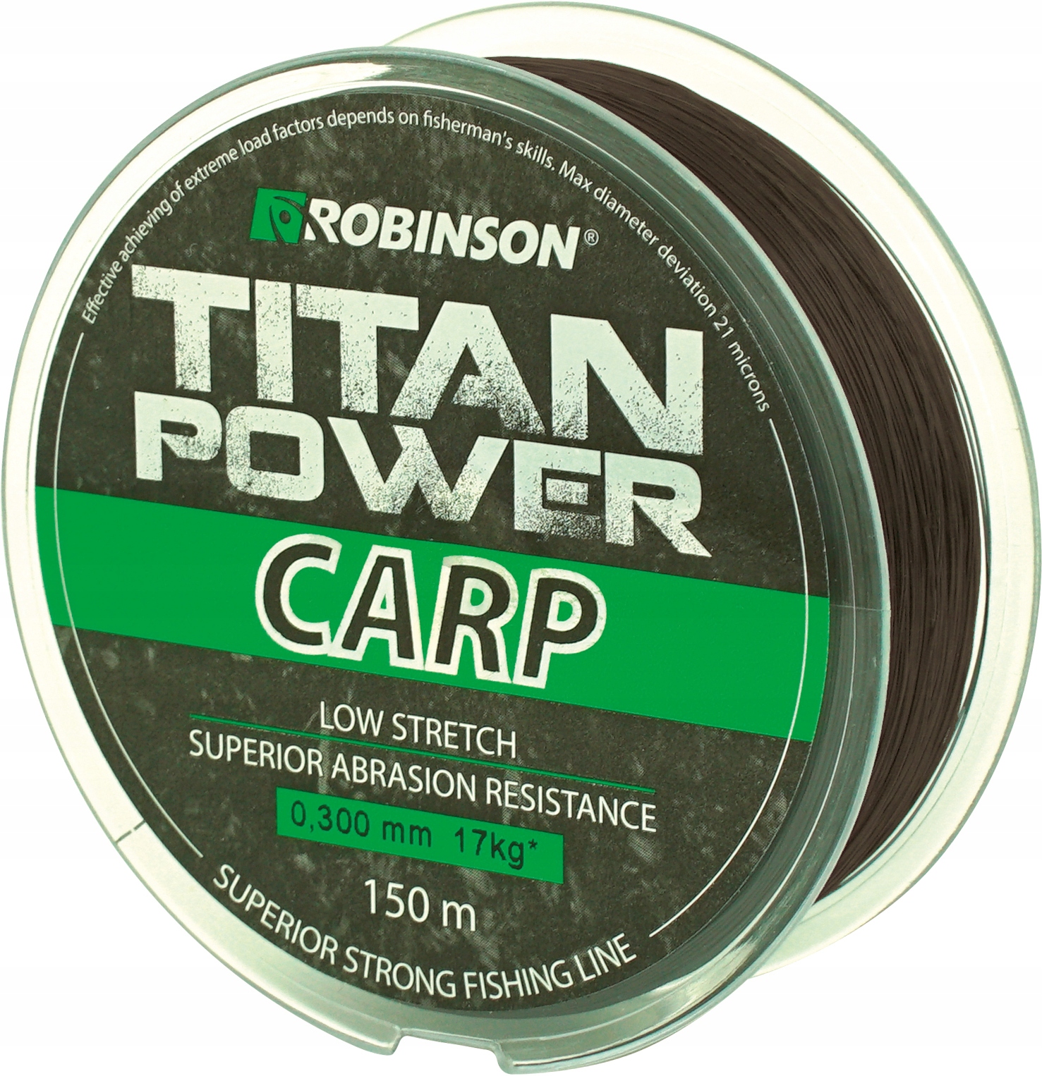 Żyłka Robinson Titan Power Carp 150m 0.275mm Czarna