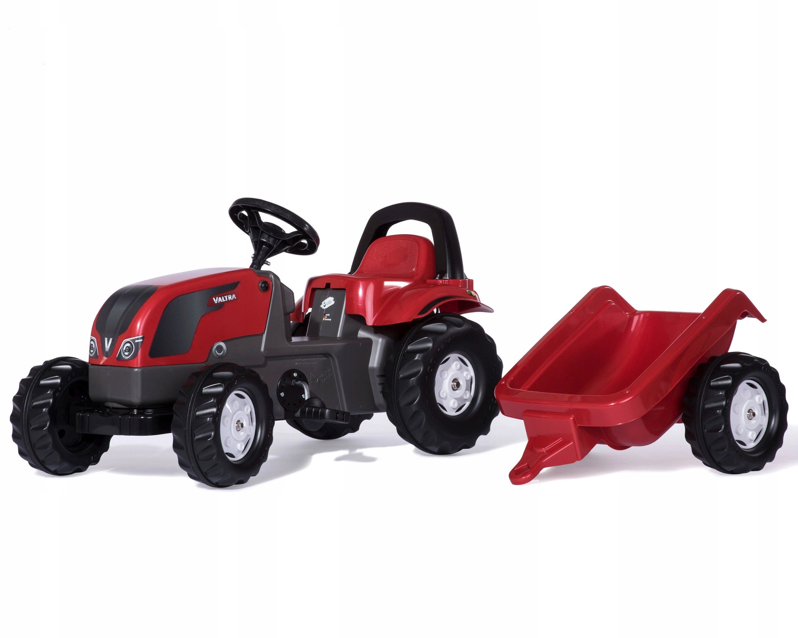 Traktor na pedały Valtra z przyczepą Rolly Toys
