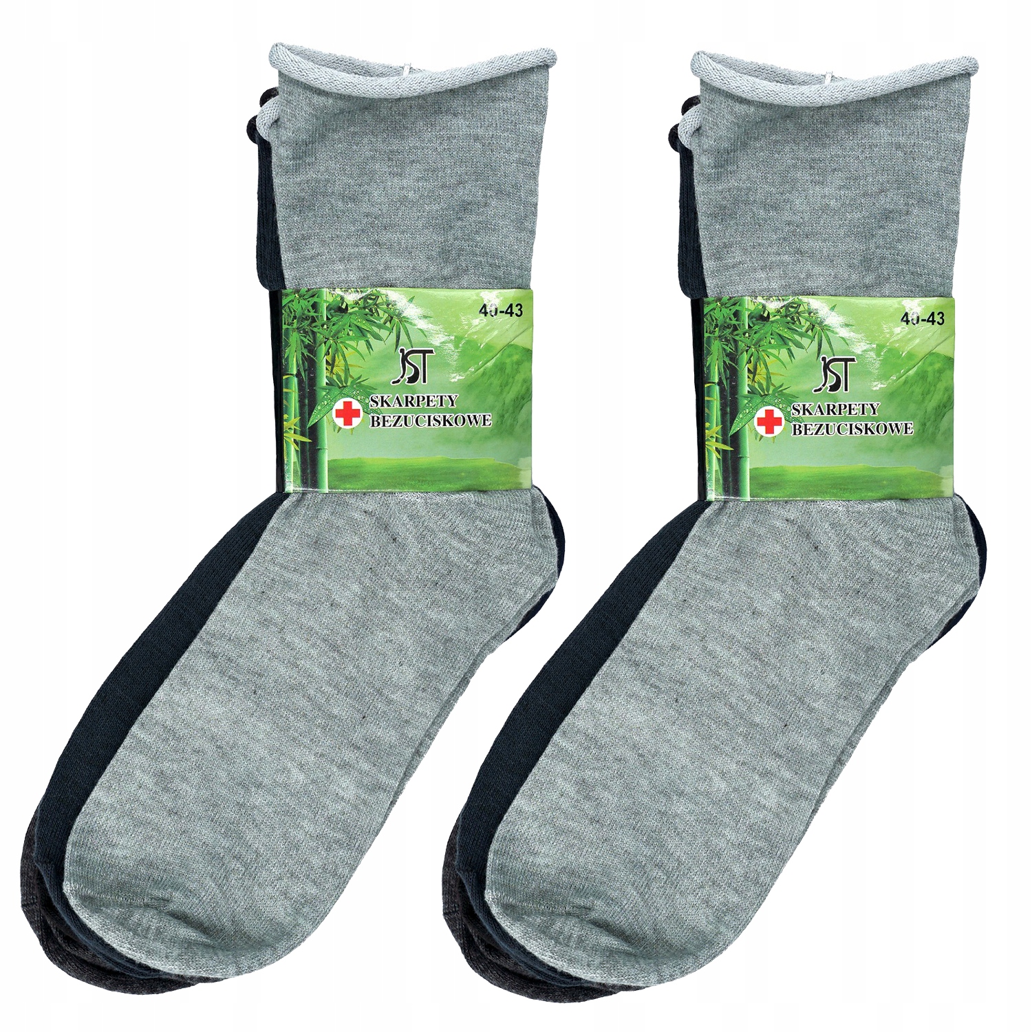 

20x Skarpety Bezuciskowe Bambusowe MIX 40-43