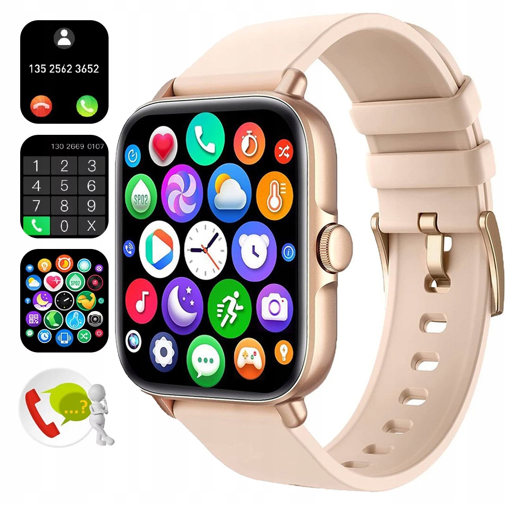 

Smartwatch Zegarek Damski Wodoodporny Sportowy 1.7