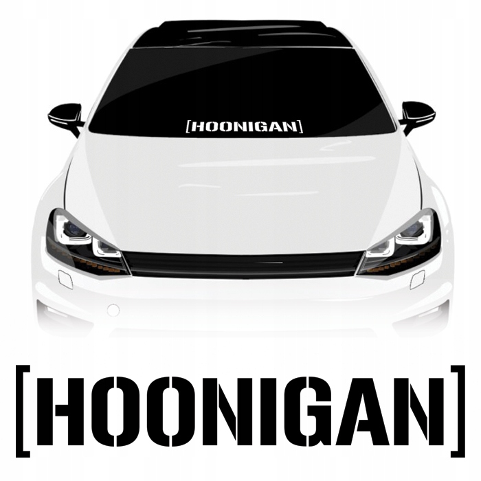

Hoonigan Naklejka duża na szybę 55 cm