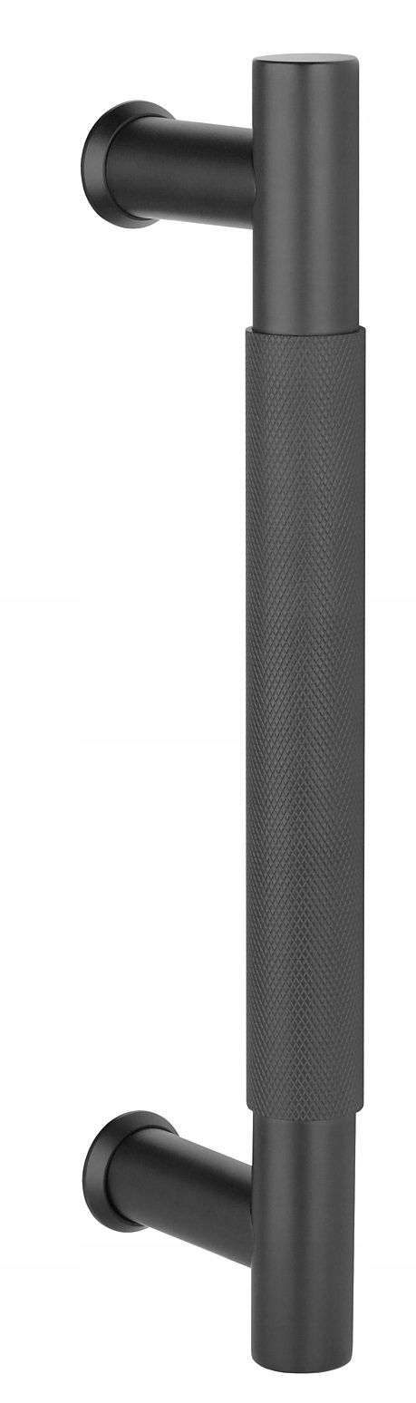 Dverový ryhovaný držiak Sterk 1770 F5 čierny matný jednostranný