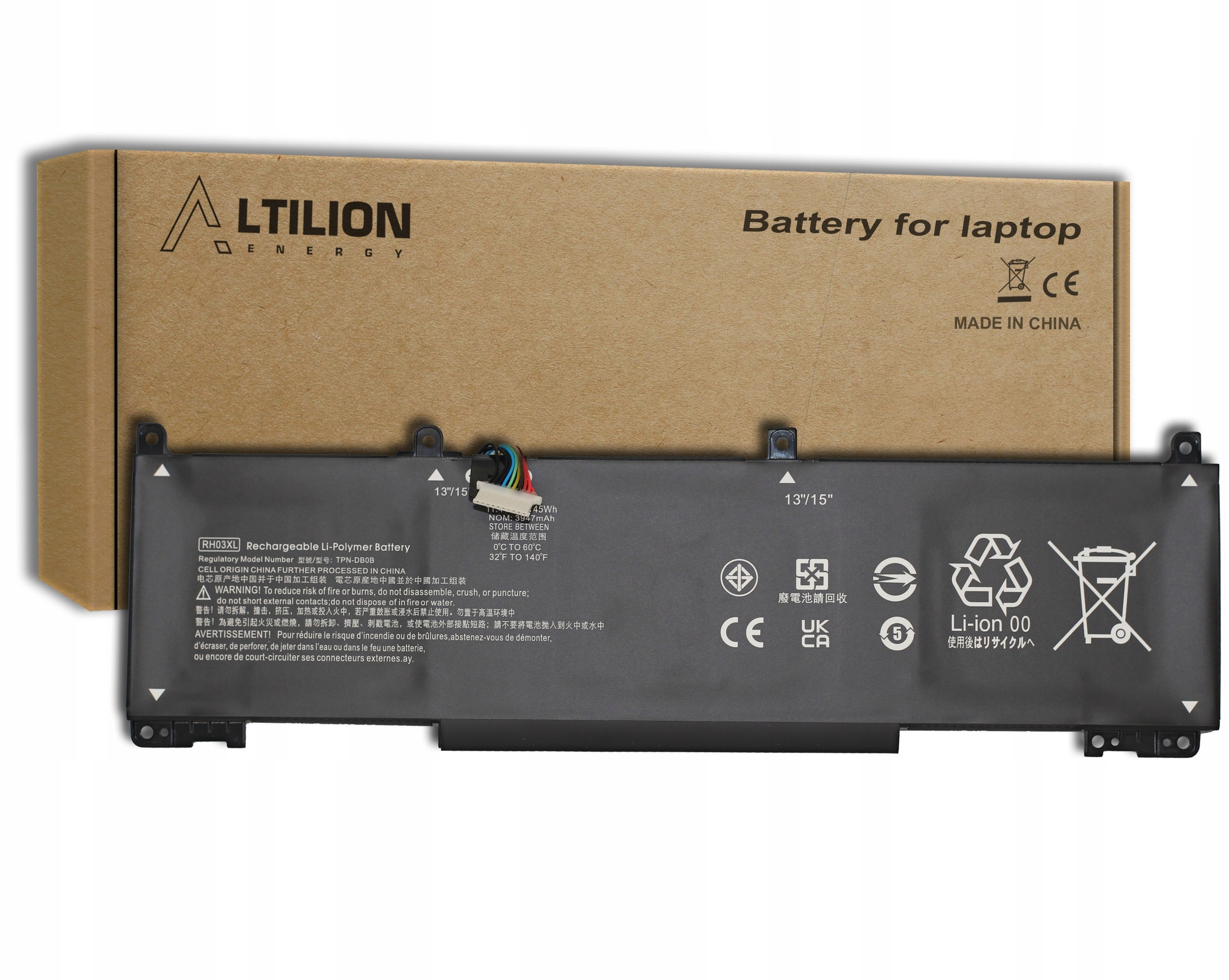 Baterie Altilion Energy RH03XL Type-A kompatibilní s Hp