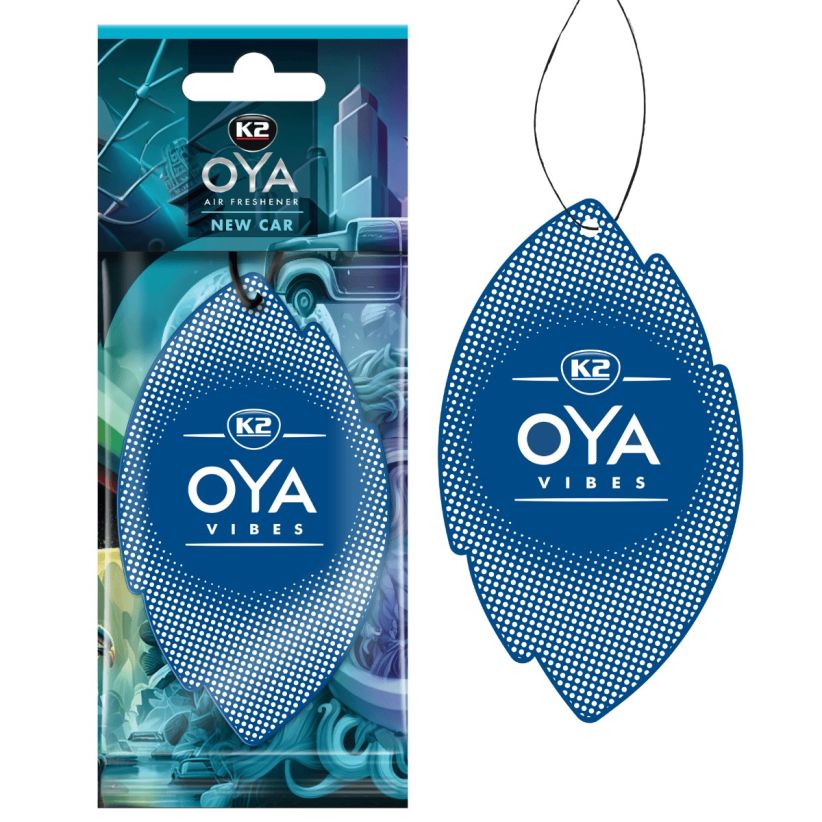 K2 OYA VIBES - ODŚWIEŻACZ ZAWIESZKA - NEW CAR EAN (GTIN) 5906534011800