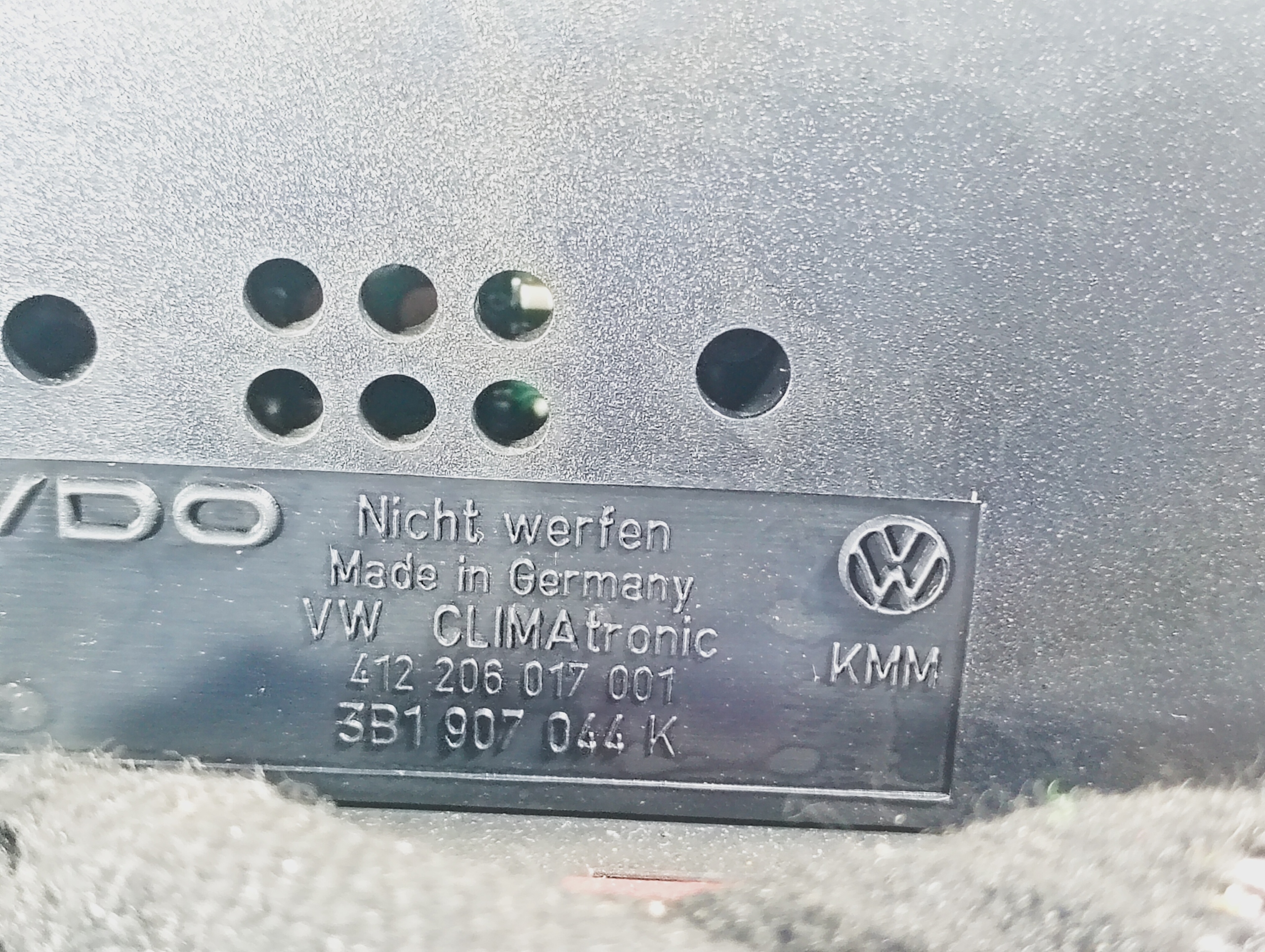 schalter schalter klimabedienteil OE 3B190744K VW PASSAT B5 00-05