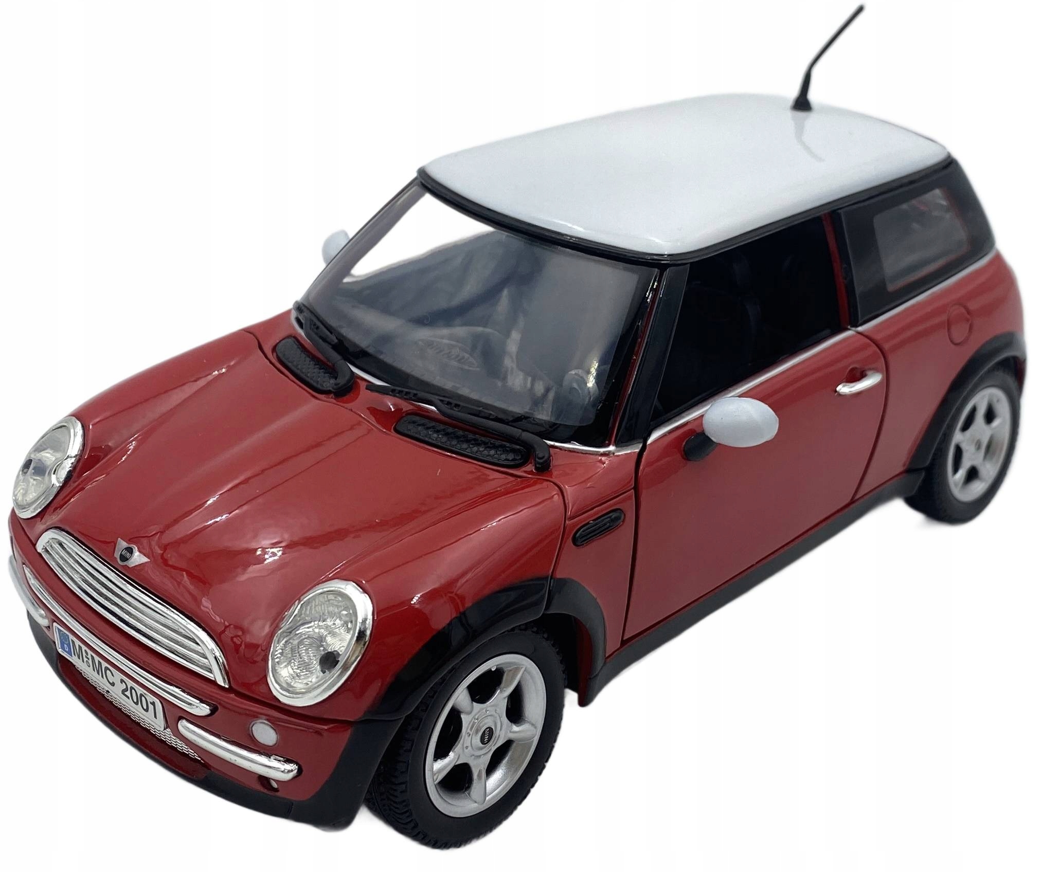 Mini Cooper 1:18 model Motormax 73114 červený