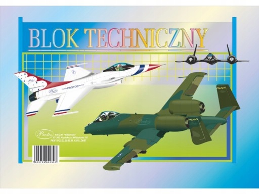 Blok techniczny A4 biały