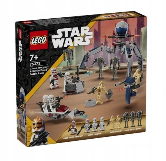 Lego 75372 Star Wars Bojová Sada S Vojákem Klonové Armády A Droidem