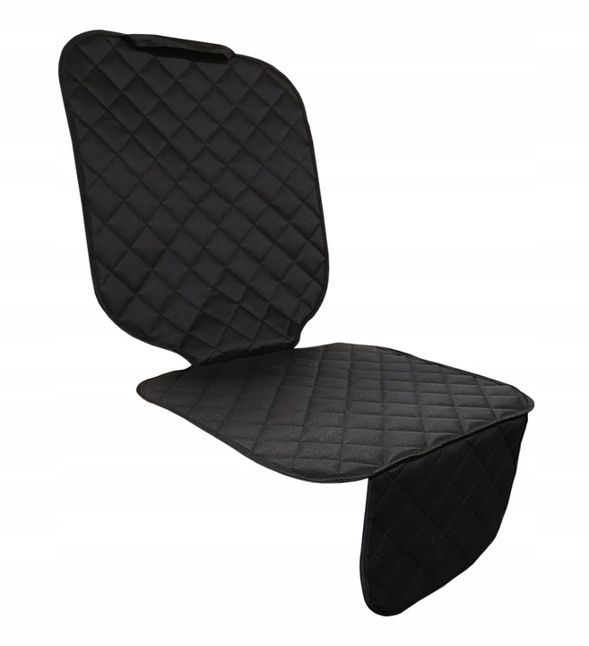 Mata ochronna pod fotelik samochodowy czarna idealna na długie podróże