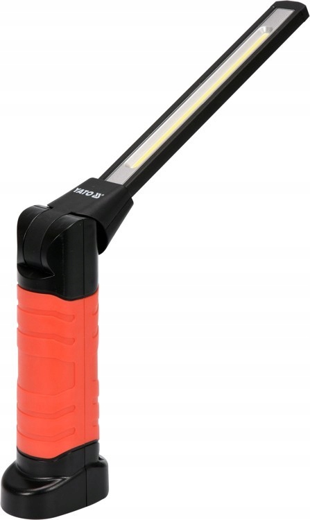 LAMPA LATARKA WARSZTATOWA AKUMULATOROWA COB LED 5W+3W zawias magnes Yato Kod producenta YT-08518