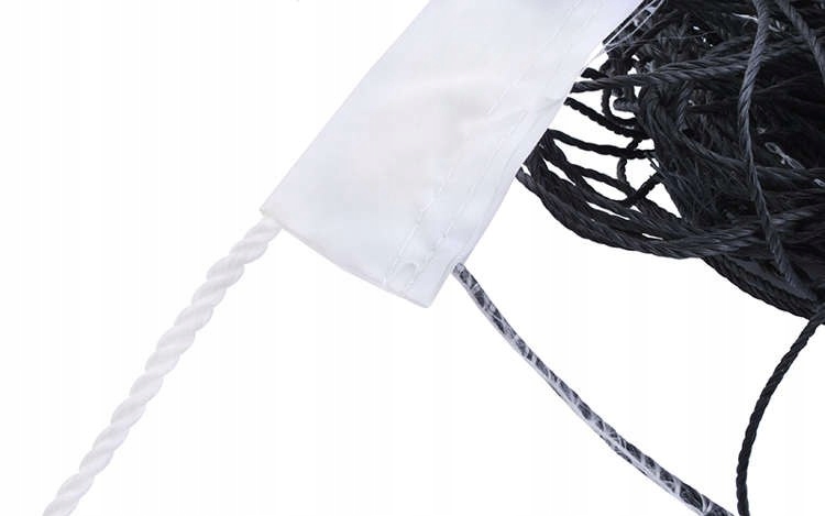 Siatka do siatkówki + torba Kolor siatki czarny