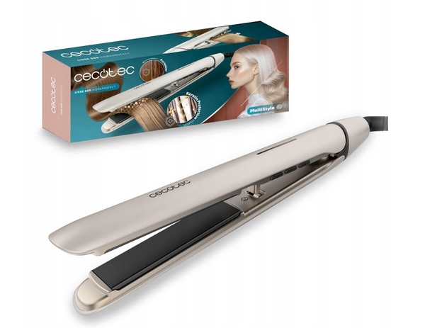 Cecotec Lisse 880 HidraProtect žehlička na vlasy, 48 W, keratinový povrch,