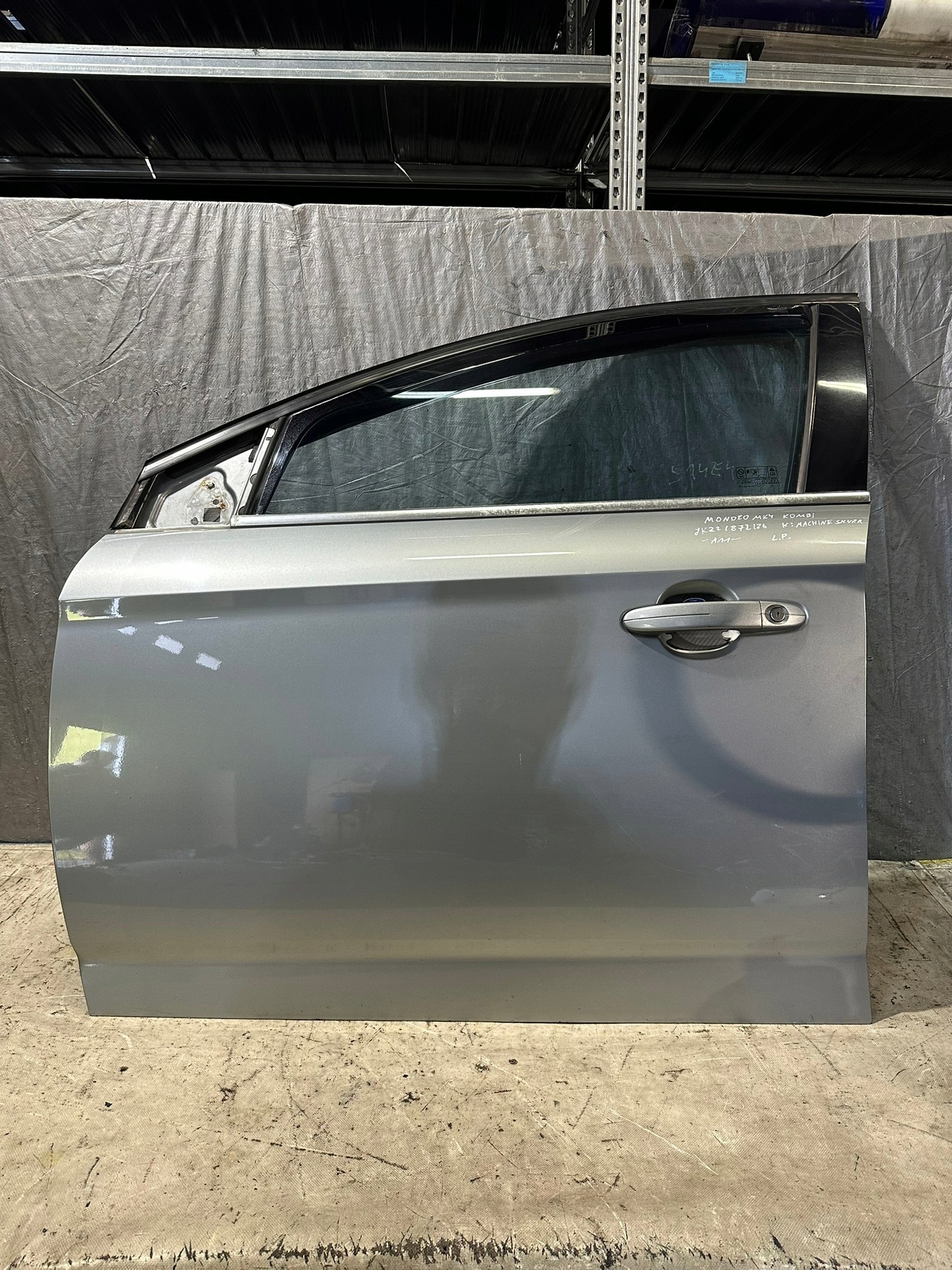 door left front FORD MONDEO MK4 KOMBI K: MACHINE SILVER