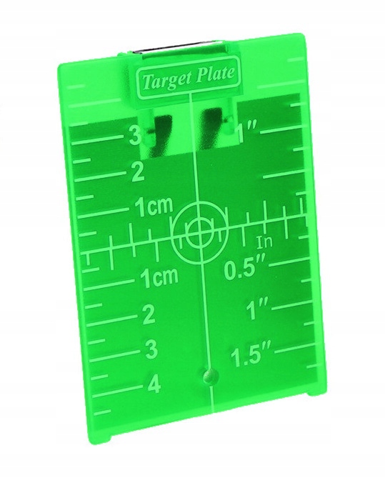 PŁYTKA TARCZA CELOWNICZA LASEROWA DO LASERÓW Model Green