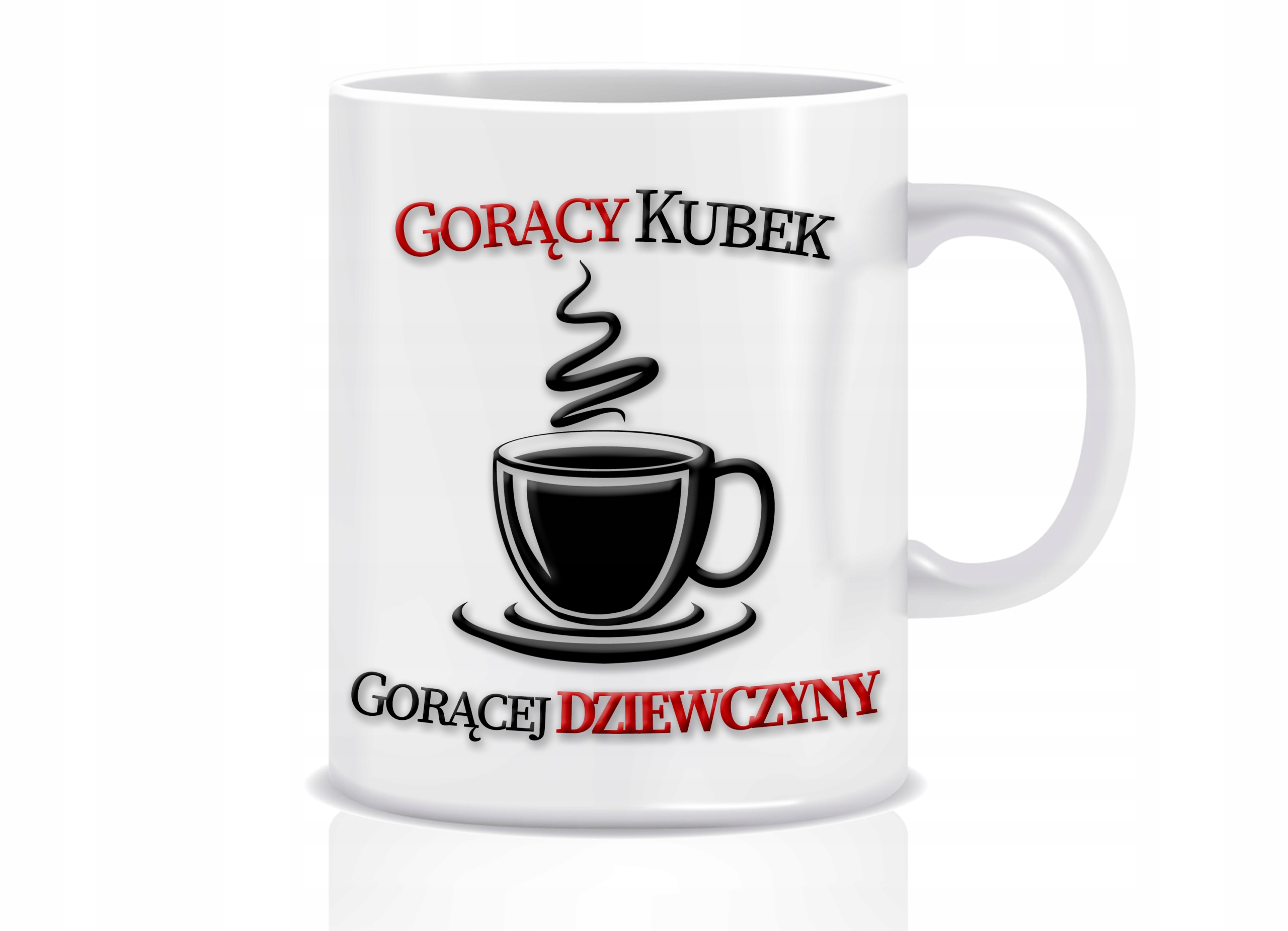 

Kubek Gorącej Dziewczyny Kartonik Imię