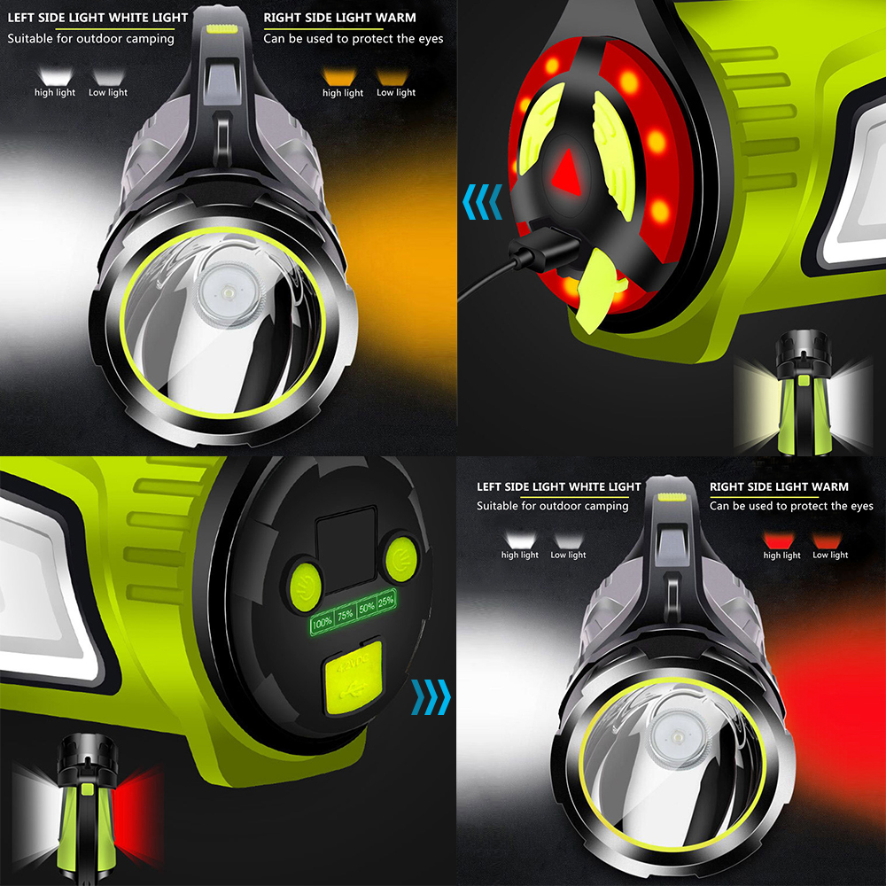 LATARKA LED AKUMULATOROWA BIWAKOWA Z POWERBANKIEM Marka inna marka