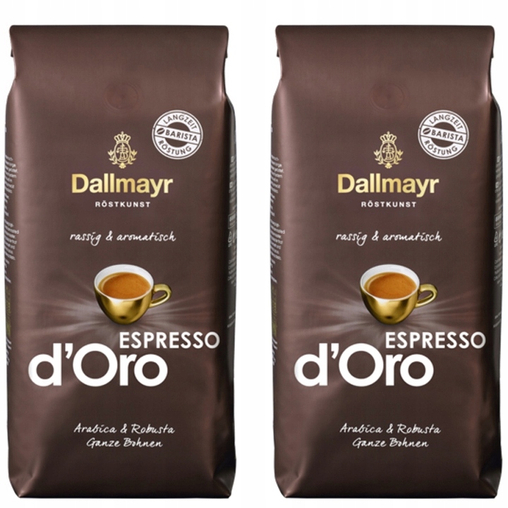Kawa ziarnista Dallmayr Espresso d'Oro 2x1kg