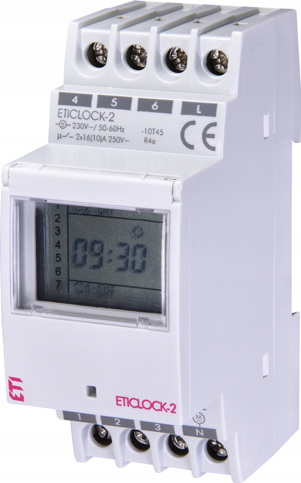 Digitálny dvojkanálový časový programátor ETICLOCK-2 ETI-002472012
