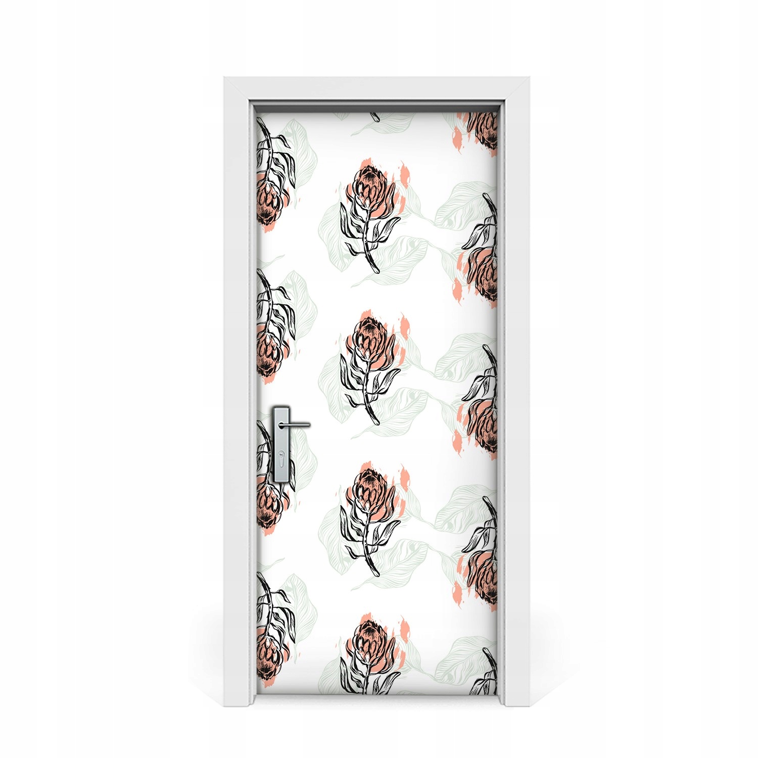 

Samoprzylepna okleina Ręcznie rysowane kwiaty