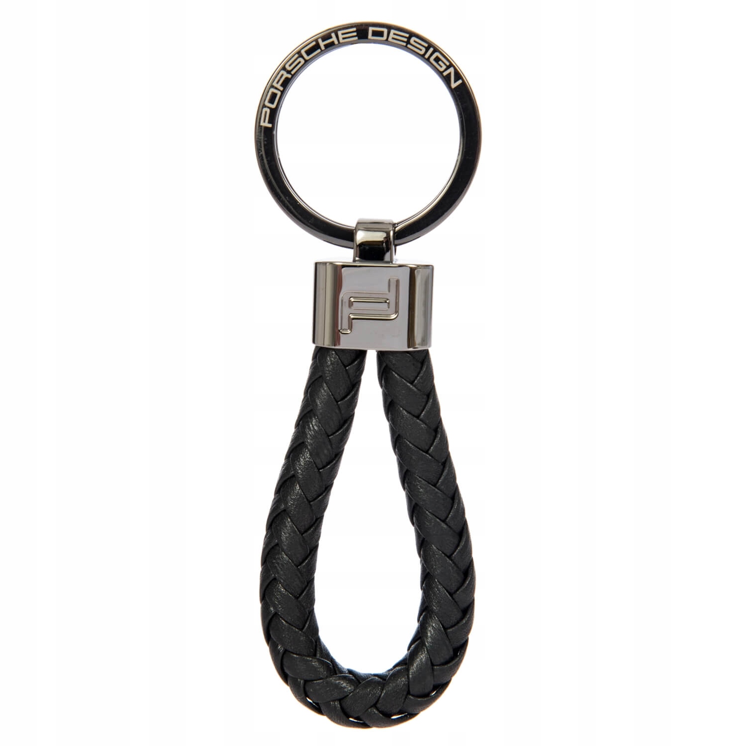 Přívěšek na klíče Porsche Design Keyring Leather Cord černý