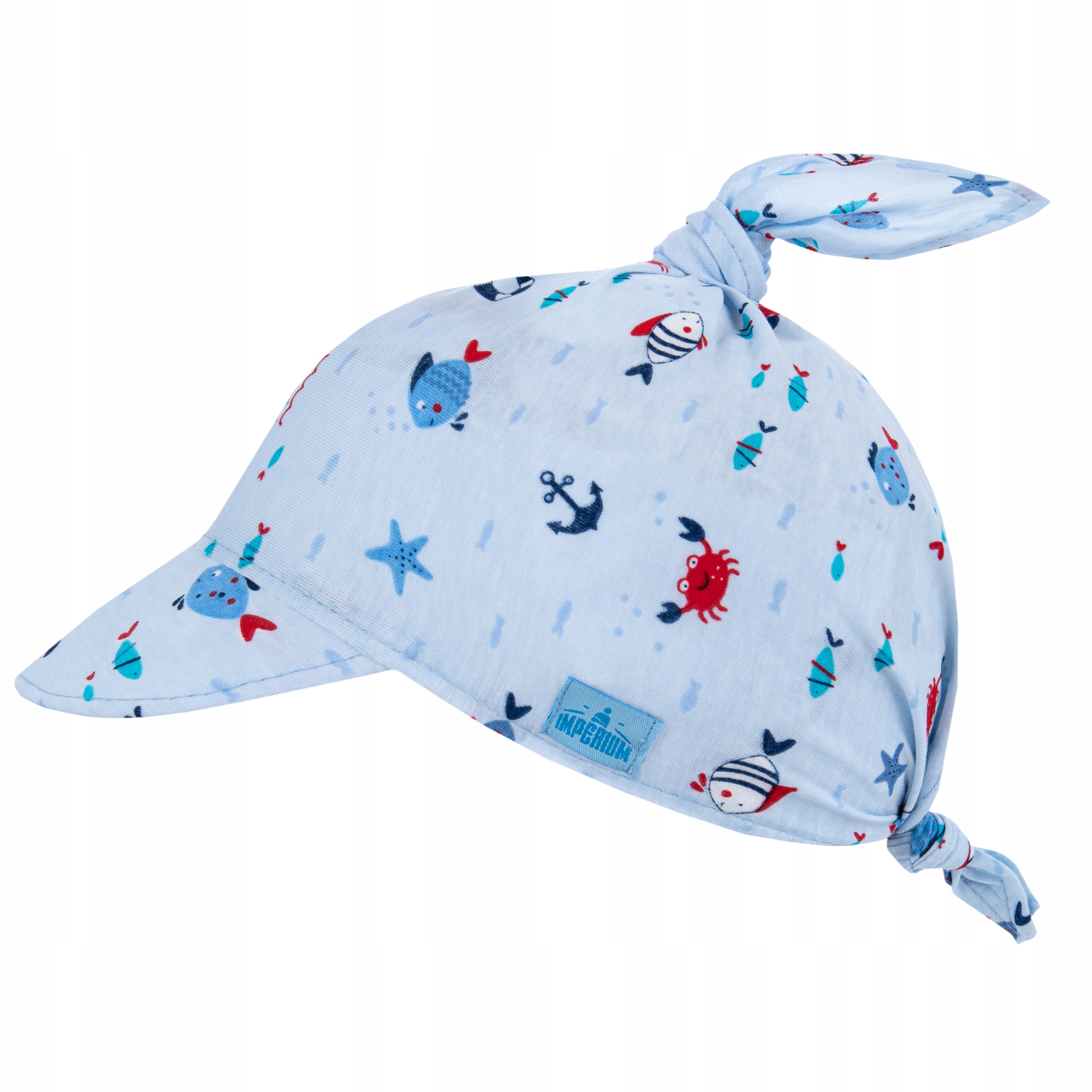 

Chustka z daszkiem czapka na lato bawełna