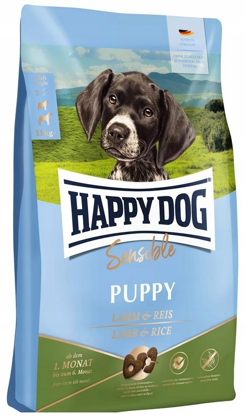Happy Dog Sensible Puppy Lamb & Rice 10kg