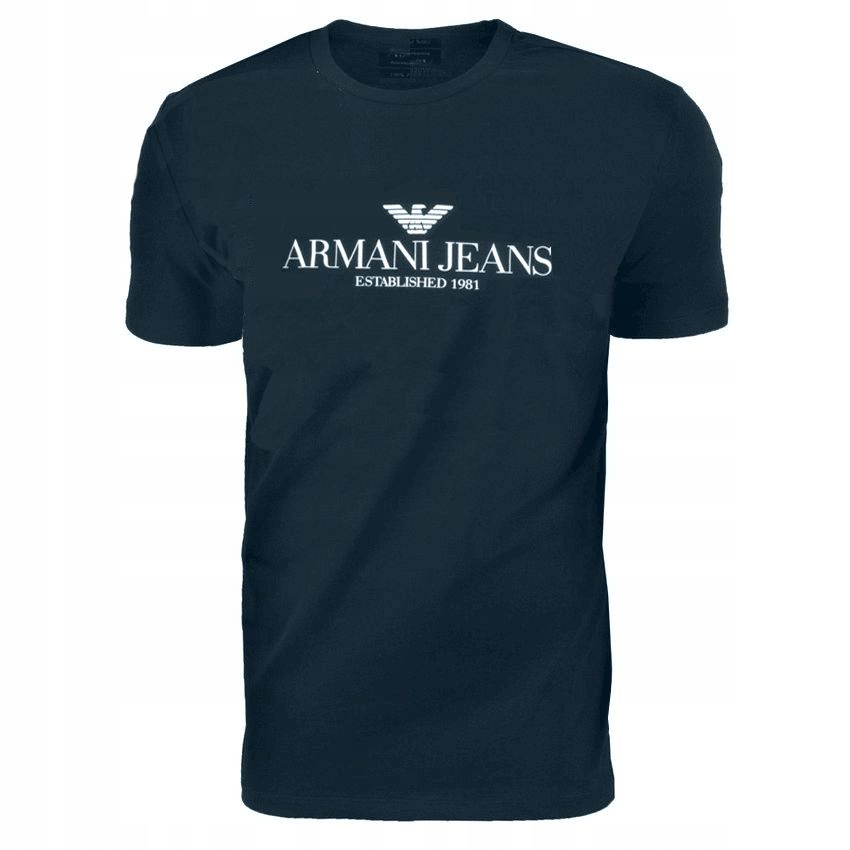 

T-shirt Armani Jeans Koszulka Napis Logo Oryginał