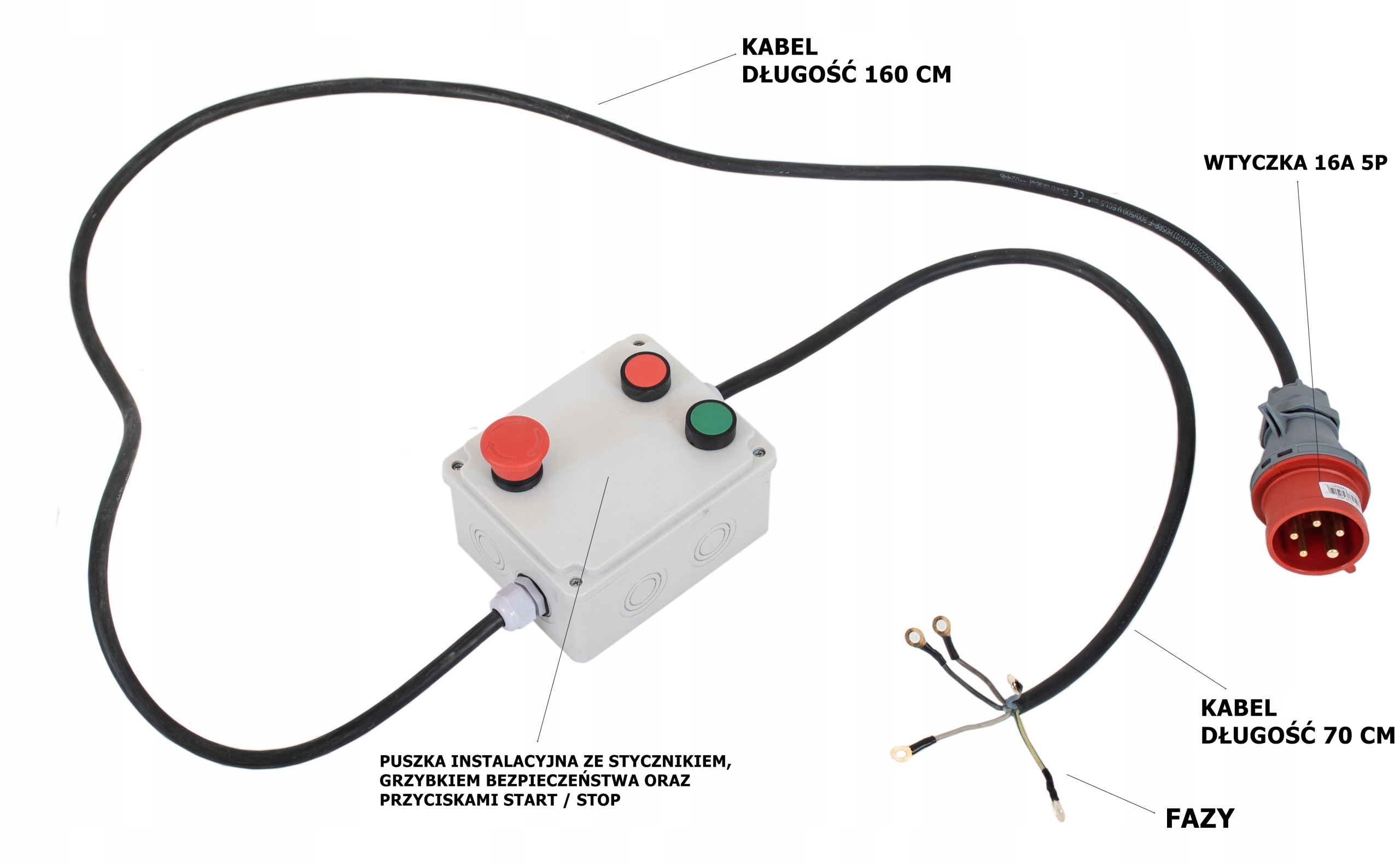 WYŁĄCZNIK WŁĄCZNIK 40A 3F SILNIKOWY DO SILNIKA 1,1kW 2kW 3kW 4kW 5,5kW 11kW