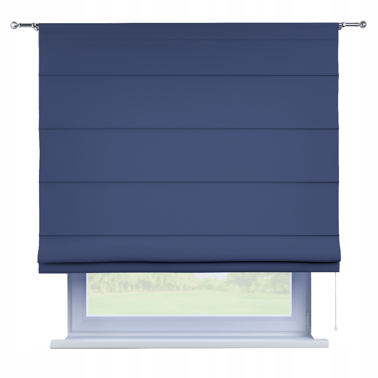 Hotová římská roleta Torino 160 x 170 cm modrá