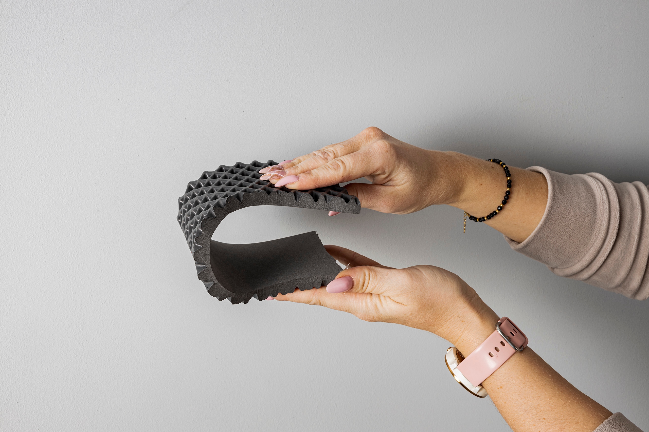 Okrągła podstawka pod doniczkę i donice EVA HOME - SZARA - 44cm Marka inna