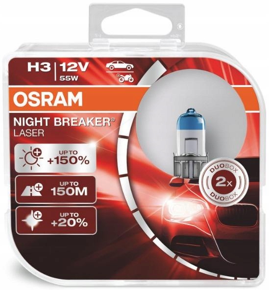 

Osram Night Breaker Laser Next Gen +150% H3 Duo