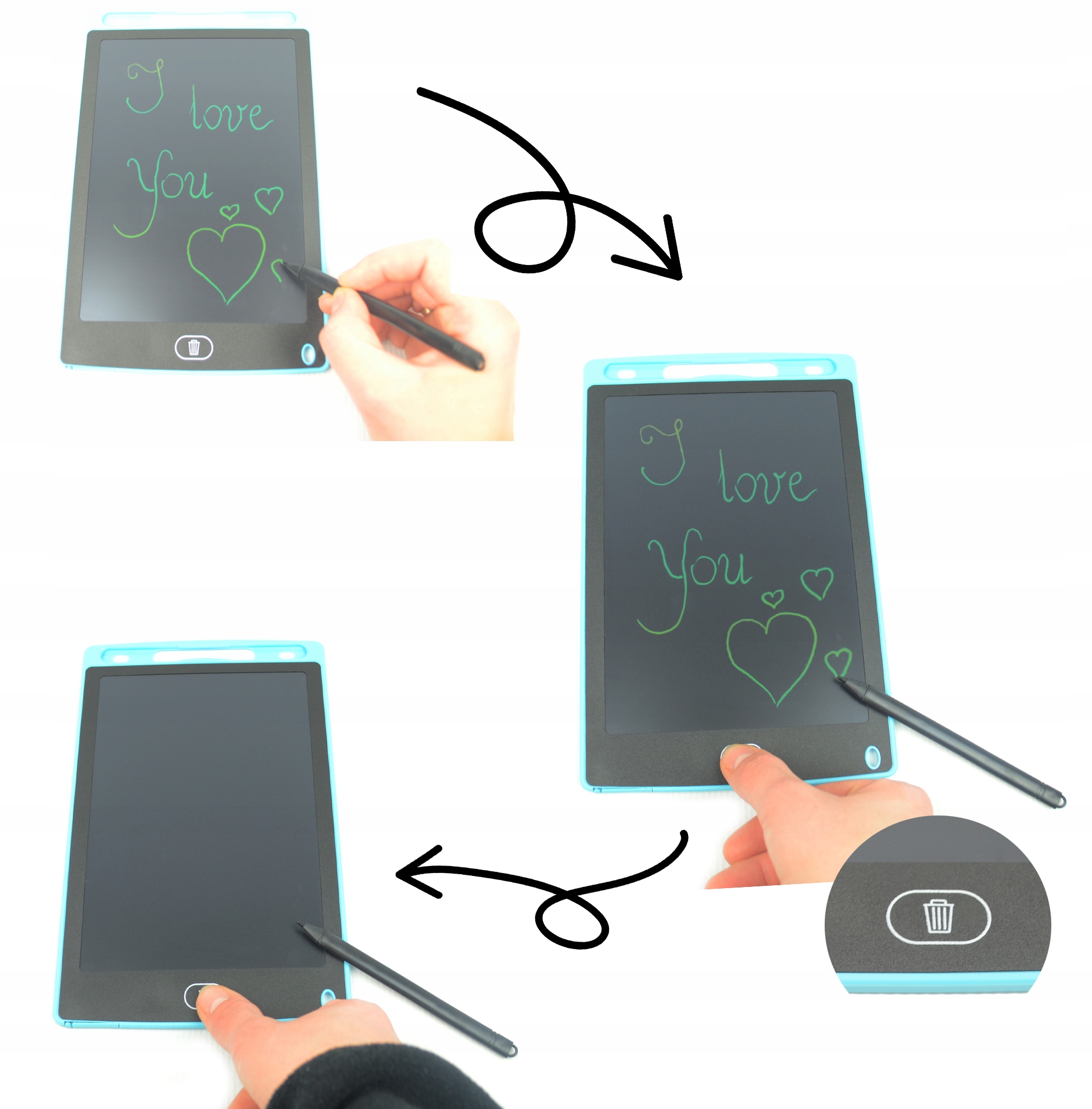 TABLET DO MALOWANIA 8,5 TABLET DŁUGOPIS ZNIKOPIS