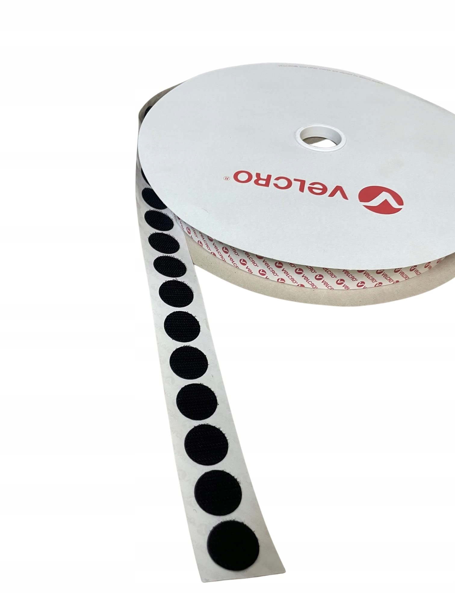 Velcro Companies Velcro Markowe czarne przyklejane