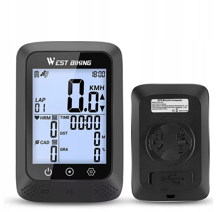 Bezprzewodowy Licznik Komputer Rowerowy Gps Bluetooth Ant+