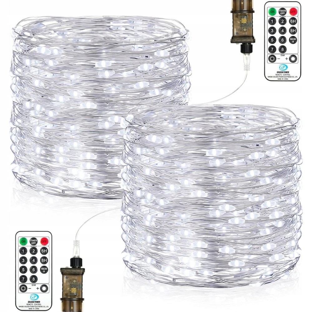 VACOULERY Girlanda Wodoodporna Lampki Łańcuch Świetlny 200LED 23M — miniatura 10