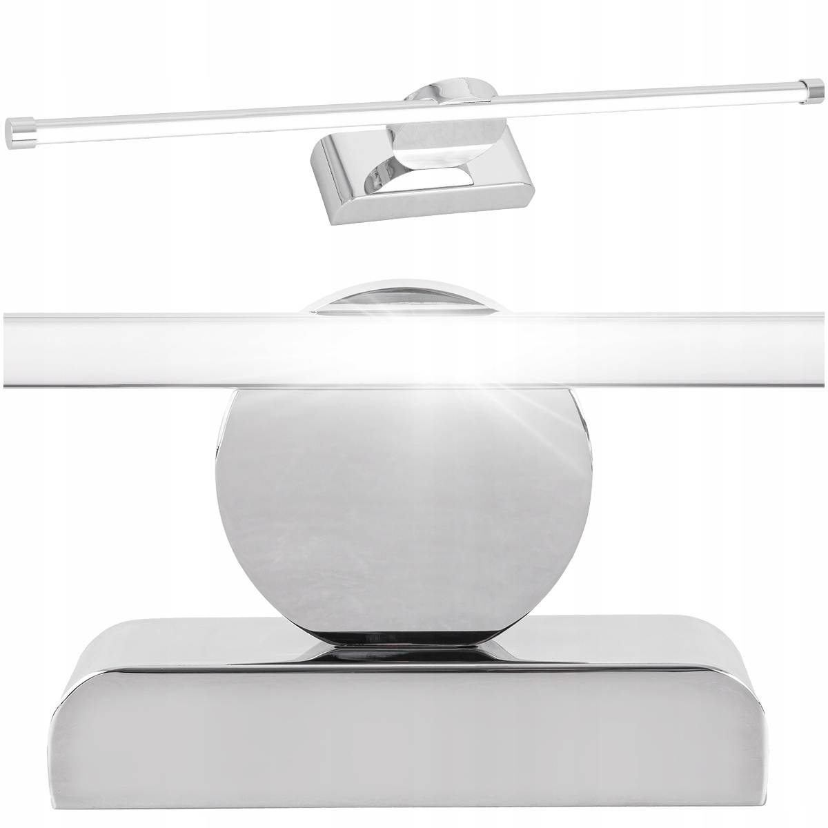 Kinkiet łazienkowy Led nad lustro Lampa 12W 60cm do Łazienki chrom Mocna