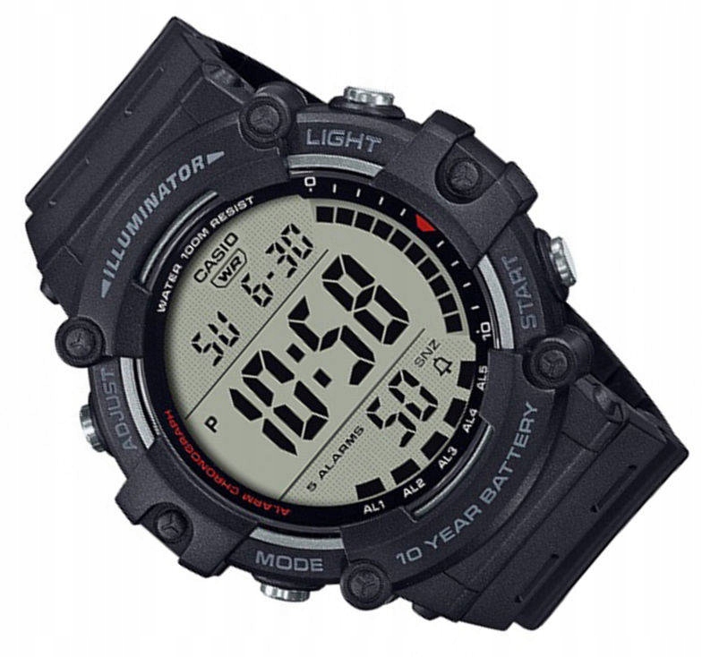 Mládežnické Hodinky Casio AE-1500WH -1A 100 M Alarm