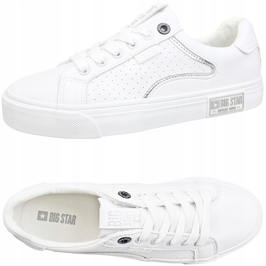 

Trampki Big Star białe ekoskóra HH274075 40