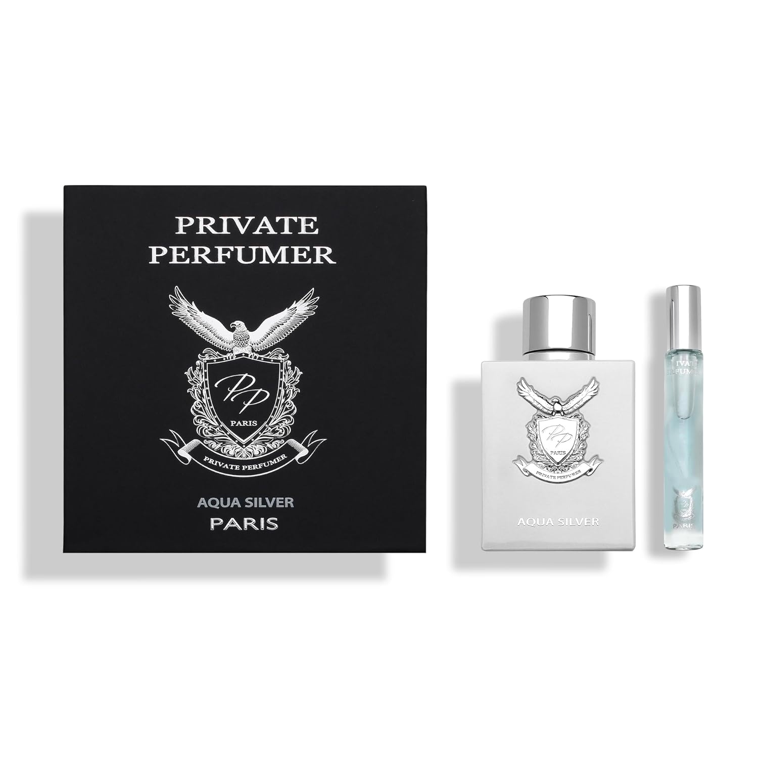 Private Perfumer Aqua Silver 100 ml 10 ml parfémovaná voda
