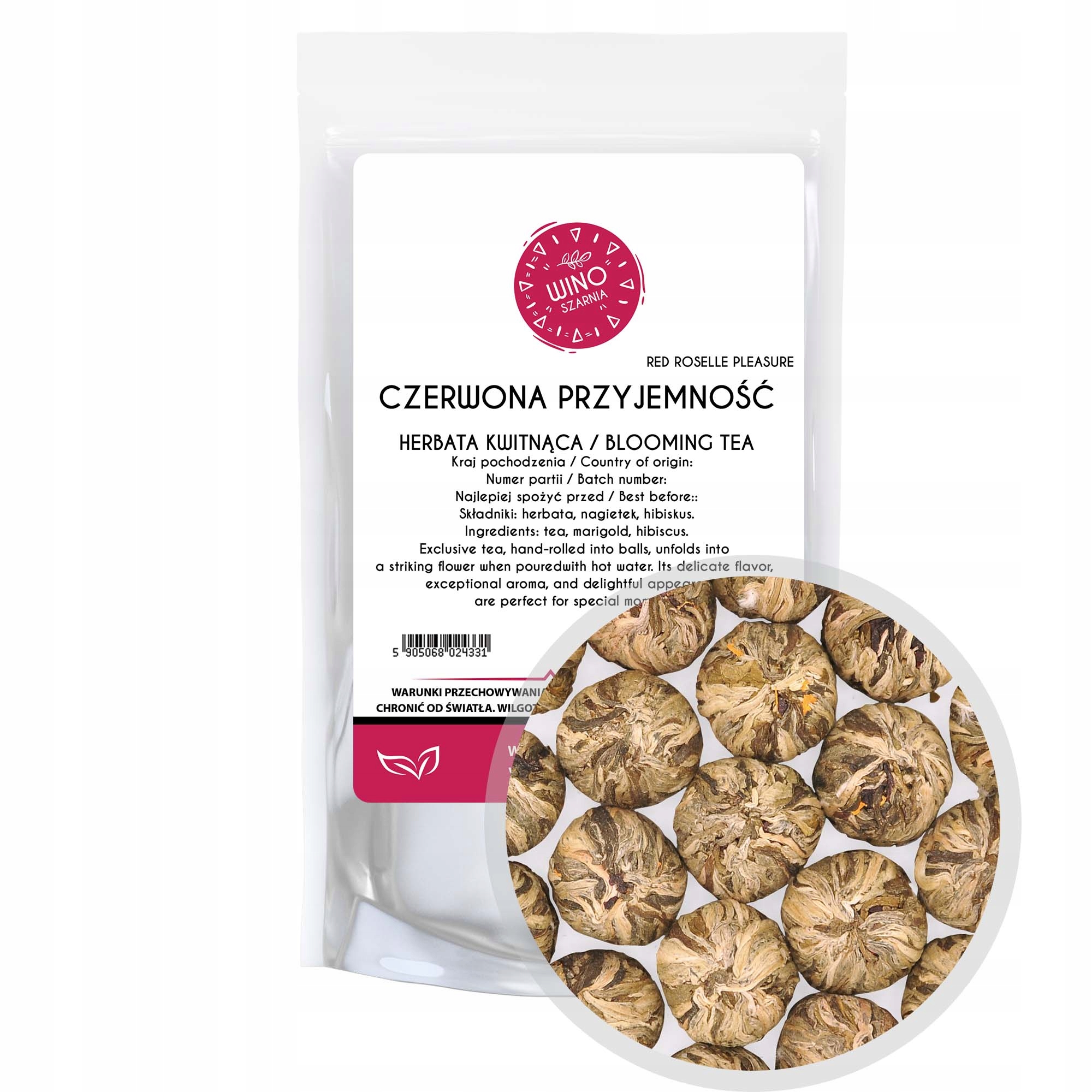 Čaj Červená Potěšení Red Roselle Pleasure 1 kg