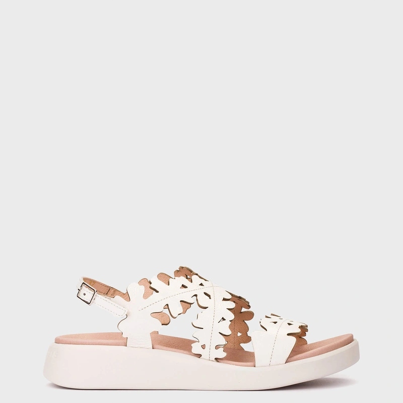 Španělské sandály Wonders C-6551 Krémové 38