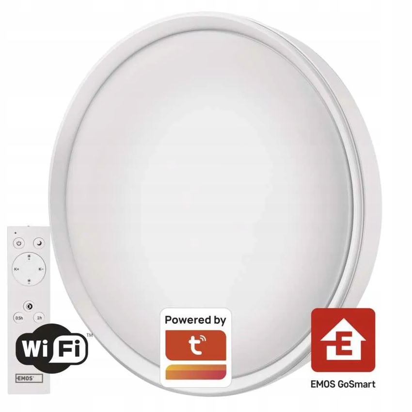 Stropní Svítidlo GoSmart na WI-FI+dálkový ovladač Led 45W Rgb stmívatelný ZM5192 Emos