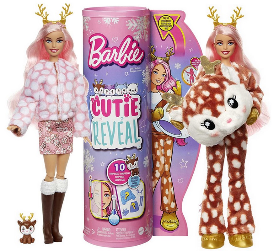 

Barbie Cutie Reveal Lalka W Przebraniu Jelonek