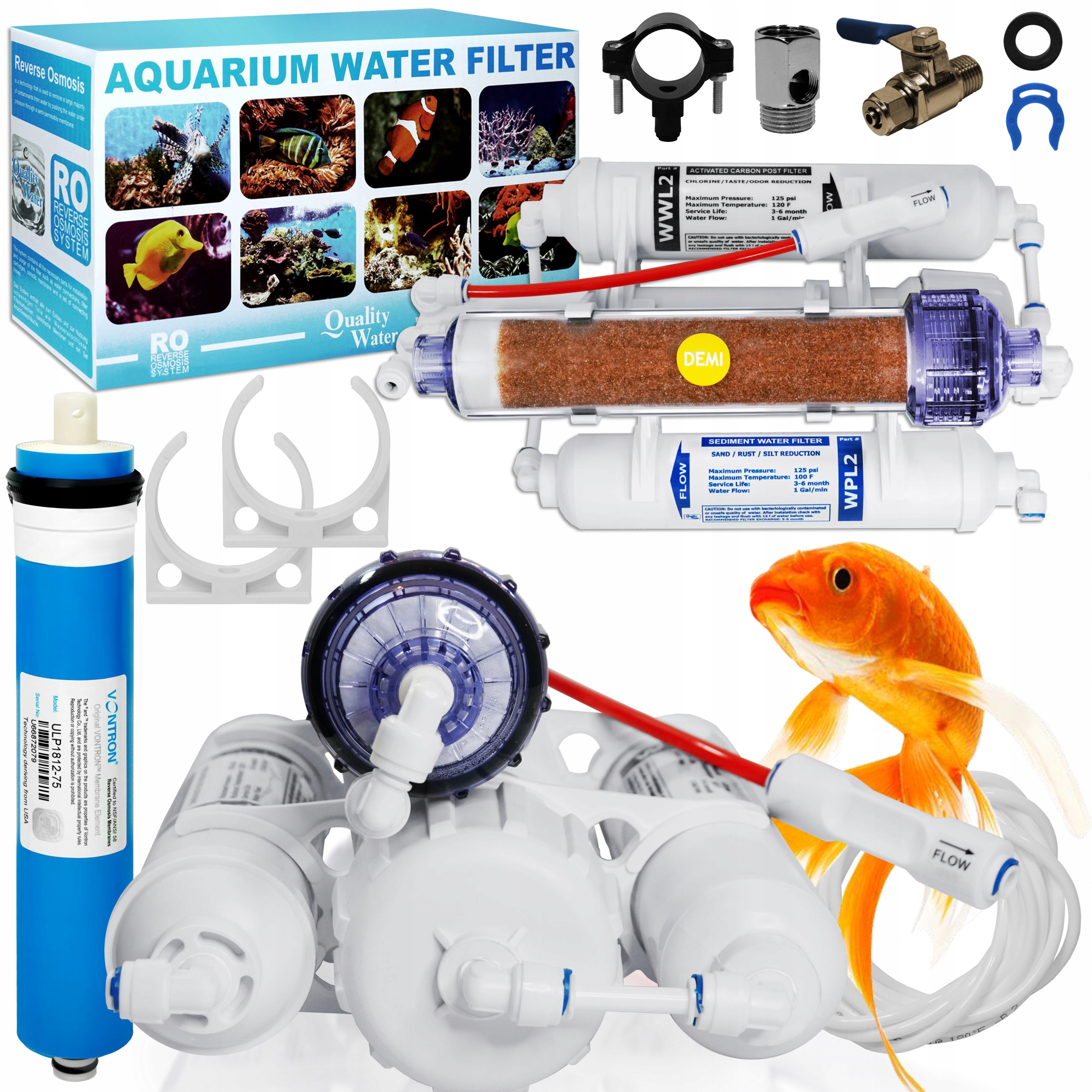 

Filtr Wody RO4 Osmoza Do Akwarium Demineralizacja