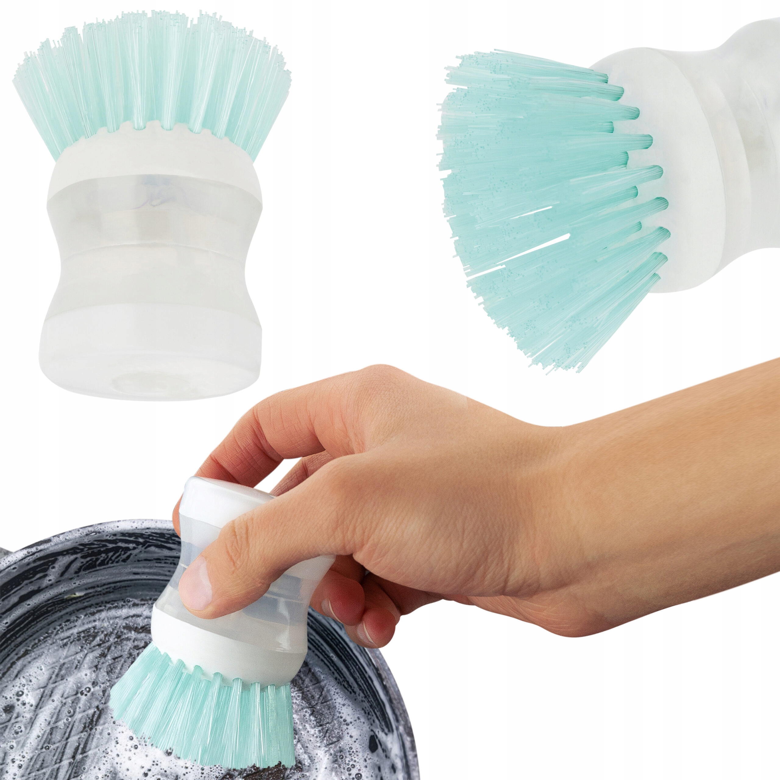 

Szczotka Myjka Kuchenna Dozownik Płynu Do Naczyń