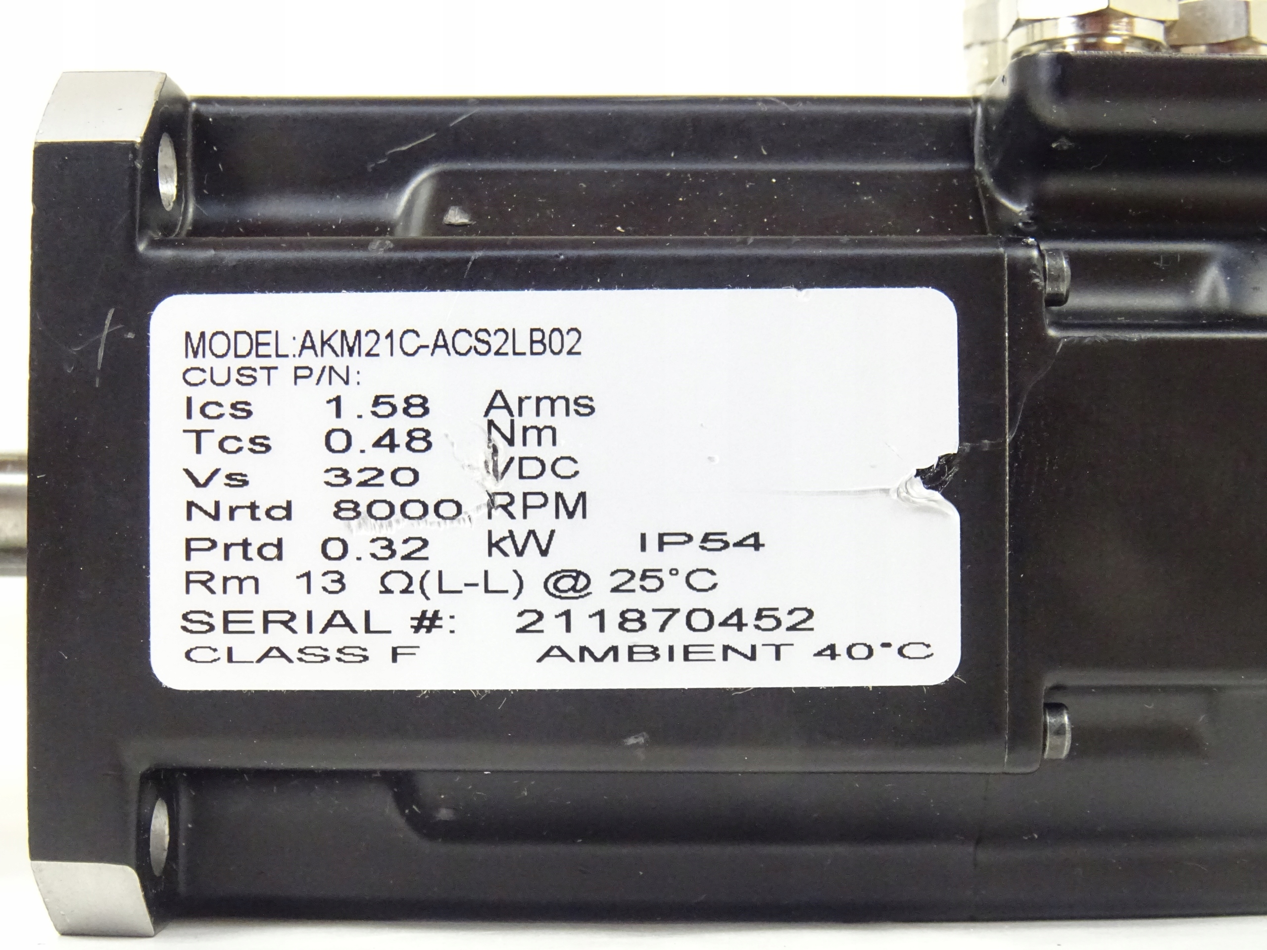 Silnik napęd Kollmorgen AKM21C-ACS2LB02 Kod producenta AKM21C-ACS2LB02